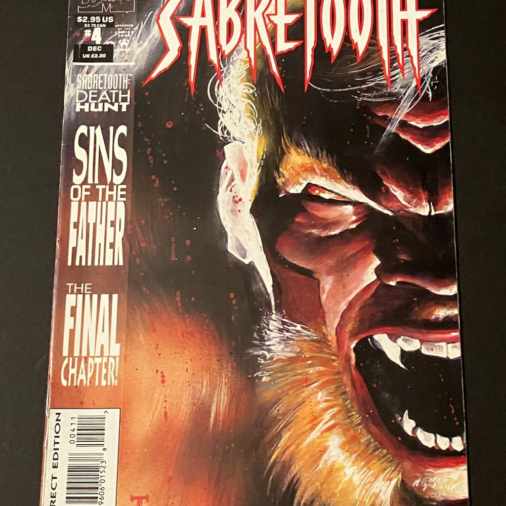 SABRETOOTH Death Hunt-Sins Of The Father Issue 4 December 1993